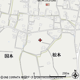 徳島県鳴門市大麻町板東松木周辺の地図