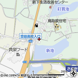 香川県三豊市豊中町笠田竹田2周辺の地図