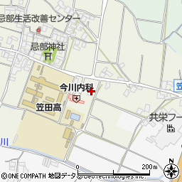 香川県三豊市豊中町笠田竹田285-3周辺の地図