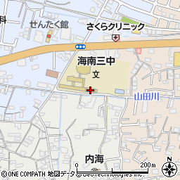 和歌山県海南市鳥居11-1周辺の地図