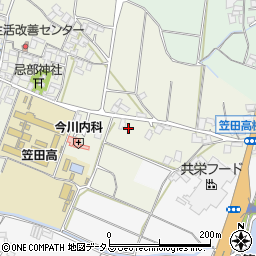 香川県三豊市豊中町笠田竹田301周辺の地図