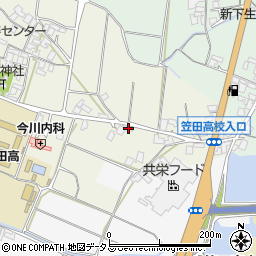 香川県三豊市豊中町笠田竹田67-1周辺の地図