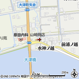 徳島県鳴門市大津町矢倉東堤4周辺の地図