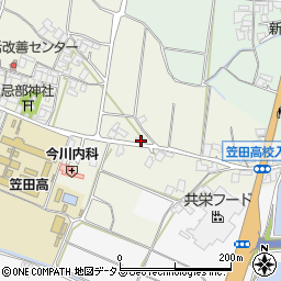 香川県三豊市豊中町笠田竹田303周辺の地図