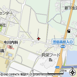 香川県三豊市豊中町笠田竹田40-3周辺の地図