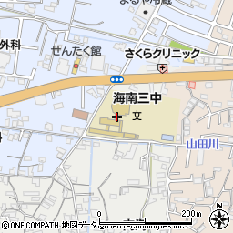 和歌山県海南市鳥居15周辺の地図