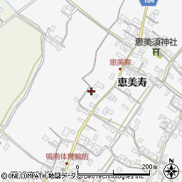 徳島県鳴門市里浦町里浦恵美寿77周辺の地図