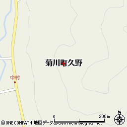 山口県下関市菊川町大字久野周辺の地図