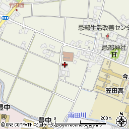 香川県三豊市豊中町笠田竹田388-2周辺の地図