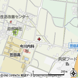 香川県三豊市豊中町笠田竹田72周辺の地図
