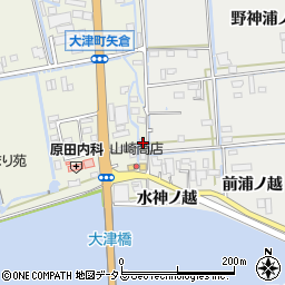 徳島県鳴門市大津町矢倉東堤6周辺の地図