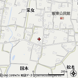 徳島県鳴門市大麻町板東采女126周辺の地図