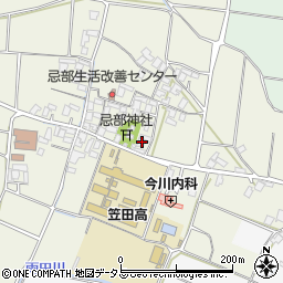 香川県三豊市豊中町笠田竹田212周辺の地図