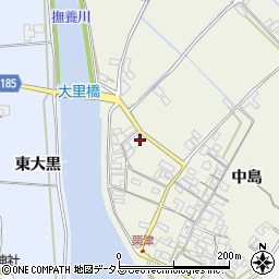 徳島県鳴門市里浦町粟津西浜周辺の地図