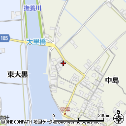 徳島県鳴門市里浦町粟津（西浜）周辺の地図