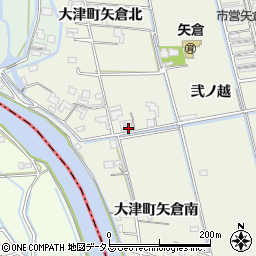 徳島県鳴門市大津町矢倉北89周辺の地図