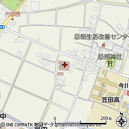 香川県三豊市豊中町笠田竹田438-1周辺の地図