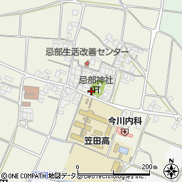 香川県三豊市豊中町笠田竹田217周辺の地図