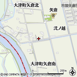 徳島県鳴門市大津町矢倉北91周辺の地図