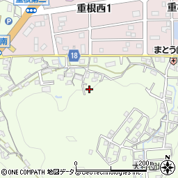 和歌山県海南市重根周辺の地図