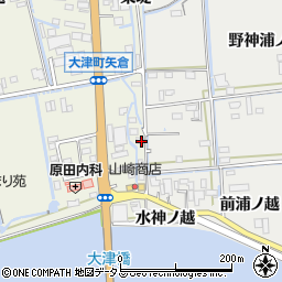 徳島県鳴門市大津町矢倉東堤9-4周辺の地図