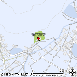 蓮花禅寺周辺の地図