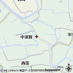 徳島県鳴門市大麻町牛屋島中須賀周辺の地図
