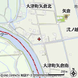 徳島県鳴門市大津町矢倉北84周辺の地図