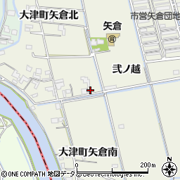 徳島県鳴門市大津町矢倉北95-2周辺の地図