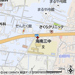 和歌山県海南市鳥居6周辺の地図
