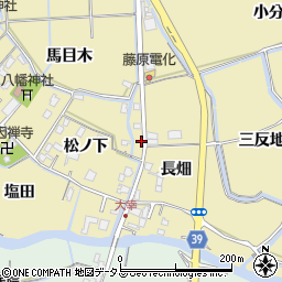 徳島県鳴門市大津町大幸（長畑）周辺の地図
