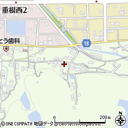 和歌山県海南市重根607周辺の地図