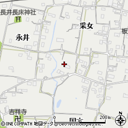 徳島県鳴門市大麻町板東采女104周辺の地図