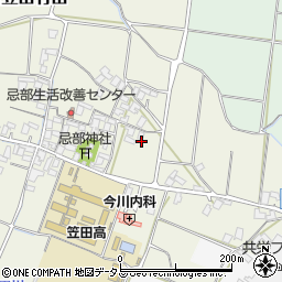 香川県三豊市豊中町笠田竹田88周辺の地図