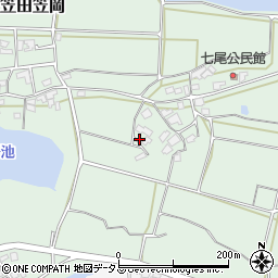 香川県三豊市豊中町笠田笠岡1433-1周辺の地図