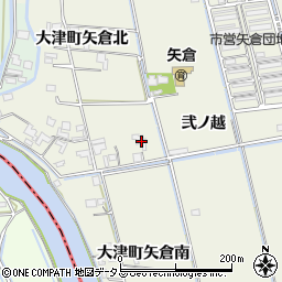 徳島県鳴門市大津町矢倉北94周辺の地図