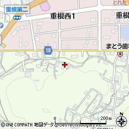 和歌山県海南市重根251周辺の地図