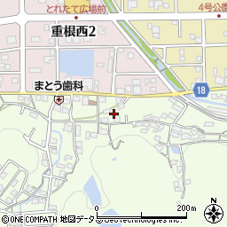 和歌山県海南市重根652周辺の地図