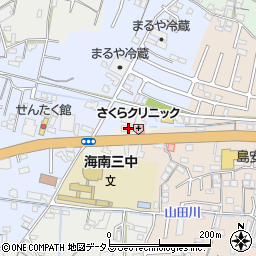 和歌山県海南市鳥居3周辺の地図