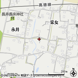 徳島県鳴門市大麻町板東采女95周辺の地図
