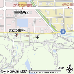 和歌山県海南市重根654周辺の地図