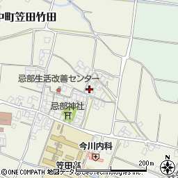 香川県三豊市豊中町笠田竹田109-1周辺の地図