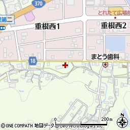 和歌山県海南市重根258周辺の地図