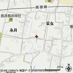 徳島県鳴門市大麻町板東采女93周辺の地図
