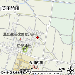香川県三豊市豊中町笠田竹田108-1周辺の地図