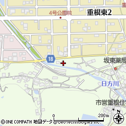 和歌山県海南市重根829周辺の地図