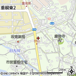 和歌山県海南市重根968周辺の地図