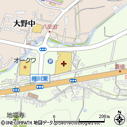 ＤＣＭ海南店周辺の地図