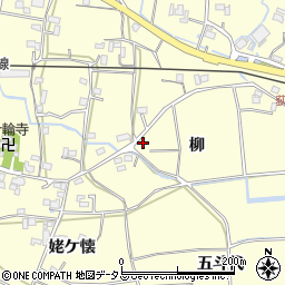 徳島県鳴門市大麻町萩原（柳）周辺の地図
