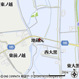 徳島県鳴門市大津町長江地蔵元8周辺の地図